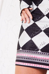 Mackenzie Mode Diamonds Are Mine Mini Dress