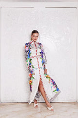 Mackenzie Mode Empress Silk Maxi Lucky Ladybug