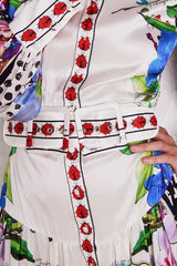 Mackenzie Mode Empress Silk Maxi Lucky Ladybug