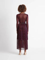 Sheike All That Sparkles Dress | Burgundy