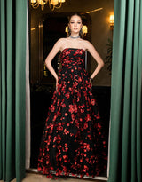 Bariano Anastacia Strapless Ballgown