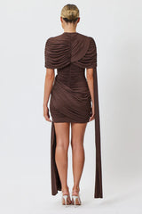 Bianca & Bridgett Kelsey Mini Dress Brown