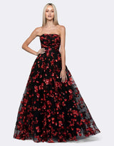 Bariano Anastacia Strapless Ballgown