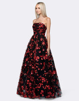 Bariano Anastacia Strapless Ballgown