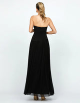 Bariano Georgie Strapless Drape Maxi Dress