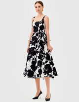 Bariano Brittany Square Neck Midi