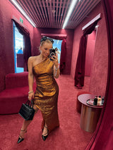 Elliatt Sapphira Asym Gown | Copper