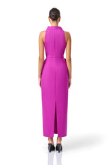 Lioris Peplum Gown | Purple