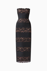 Elliatt Emberly Lace Gown Dress | Black