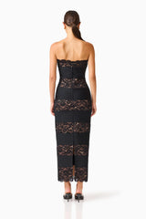 Elliatt Emberly Lace Gown Dress | Black
