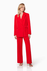 Elliatt Tenderness Twill Suiting Set | Red