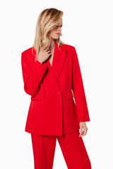 Elliatt Tenderness Twill Suiting Set | Red