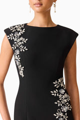 Elliatt Veda Embellished Gown | Black