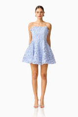 Elliatt Magnella Fit & Flare Mini Dress | Ice Blue