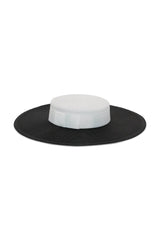 Morgan & Taylor Domino Boater | Black/White