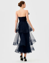 Bariano Mae Tiered Ruffle Midi