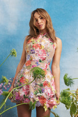 Elliatt Meadowhawk Mini Sequin Dress In Pink