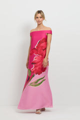 Pasduchas Bloomingdale Shoulder Midi