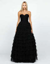 Bariano Serenity Sweetheart Strapless Ball Gown