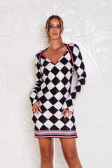 Mackenzie Mode Diamonds Are Mine Mini Dress