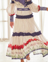 Mackenzie Mode Tulips & Clouds Maxi