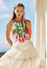 Mackenzie Mode Flamingos Maxi