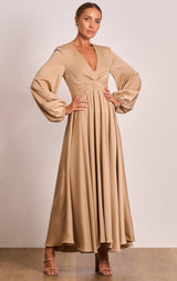 Pasduchas Lucia Sleeve Midi Dress