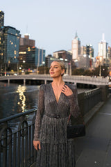 Sheike All That Sparkles Dress | Silver