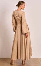 Pasduchas Lucia Sleeve Midi Dress