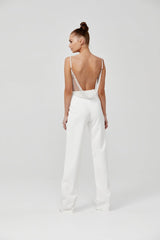 Lexi Madeline Jumpsuit | White