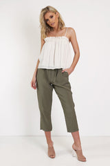 Madison Square Alexis Pant in Khaki