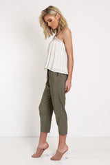 Madison Square Alexis Pant in Khaki
