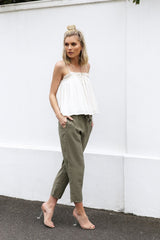 Madison Square Alexis Pant in Khaki