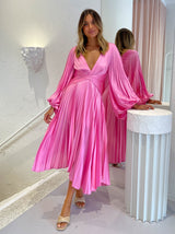 Acler Palms Midi Dress | Confetti Pink