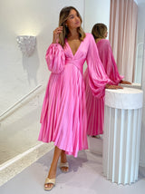 Acler Palms Midi Dress | Confetti Pink