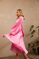 Acler Palms Midi Dress | Confetti Pink