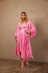 Acler Palms Midi Dress | Confetti Pink