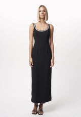 Nicola Finetti Long Diamond Backless Dress