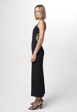 Nicola Finetti Long Diamond Backless Dress