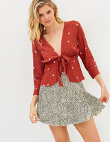 Rue Stiic Desi Mini Skirt in Leopard Print