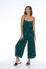 Rue Stiic Wilshire Jumpsuit | Green Paisley