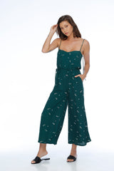 Rue Stiic Wilshire Jumpsuit | Green Paisley