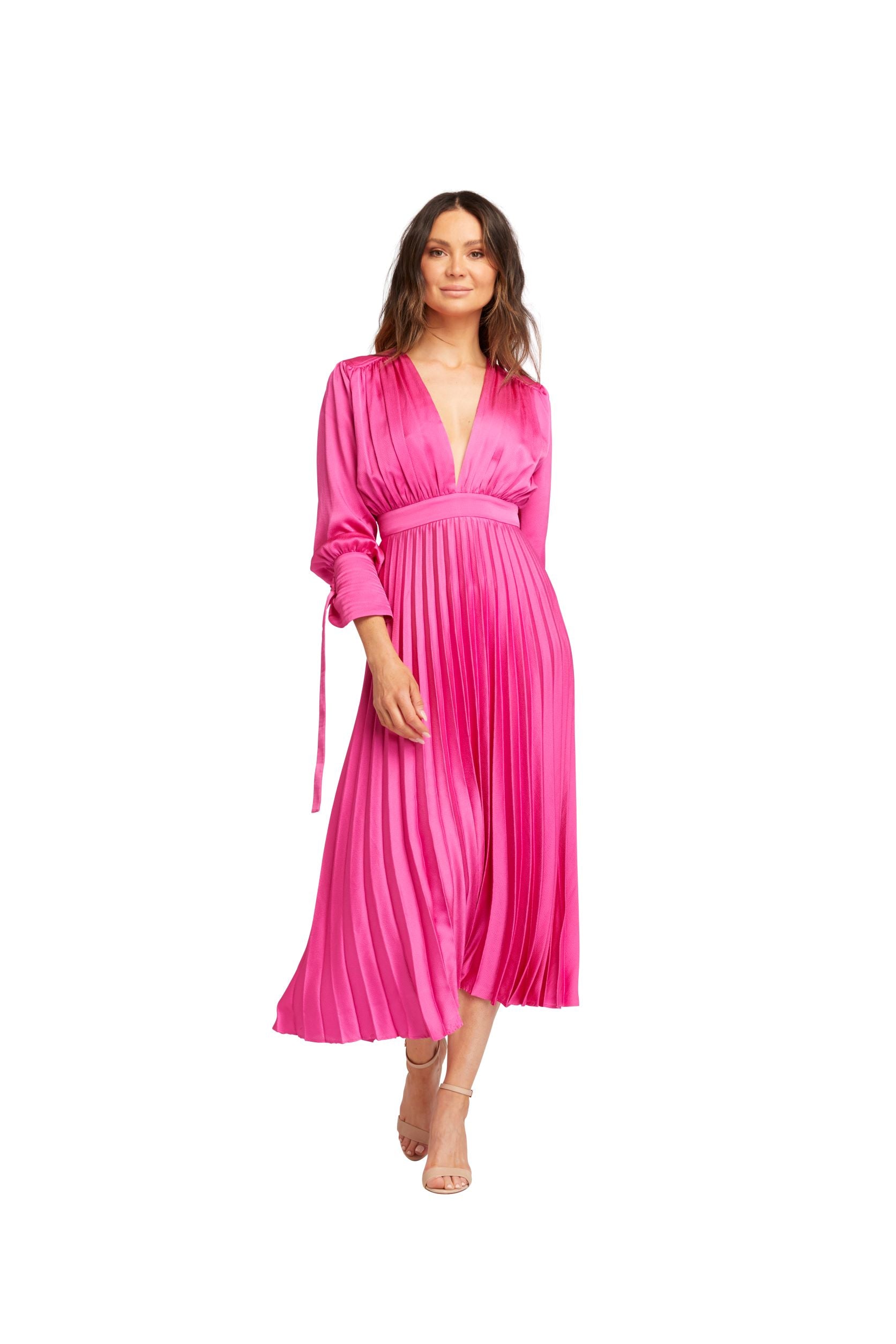nicola finetti eddy dress pink Dress Hire Nicola Finetti Eddy Dress Pink Nicola Finetti Eddy Long Sleeved  Dress In Lilac Size