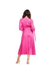 Nicola Finetti Eliana Dress | Cerise