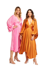 Acler Palms Midi Dress | Confetti Pink