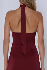 Premonition Designs Pinot Cocktail Dress in wine