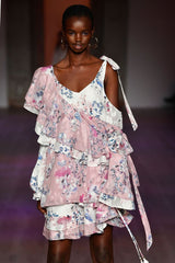 We Are Kindred - Alessandra Ruffle Blouse in Monet Bloom