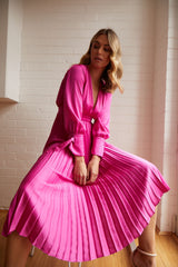 Nicola Finetti Eliana Dress | Cerise