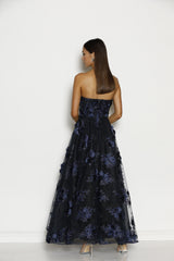 Grace & Hart Rosetta Gown in Navy
