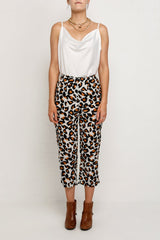 Spencer High Waisted Leopard Print Cullotes